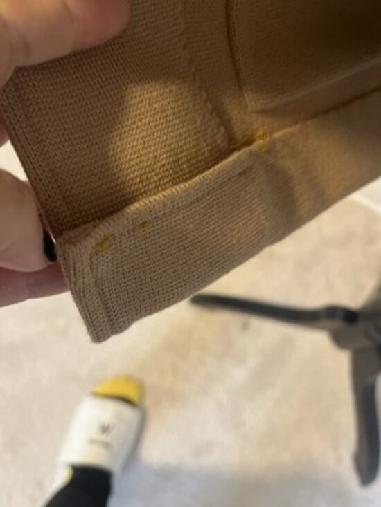 Quince Organic Cotton Camel Waffle Texture Blazer Open Front. Size Small. - Picture 9 of 9